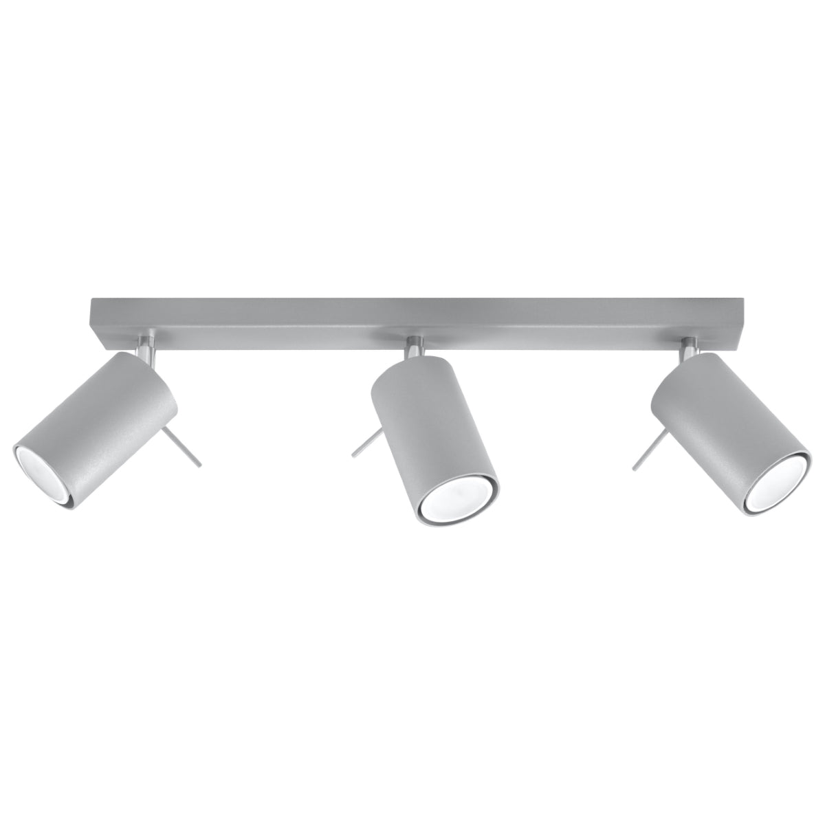Plafondlamp RING 3 grijs