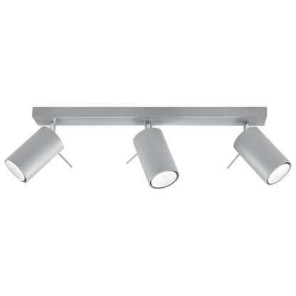 Plafondlamp RING 3 grijs