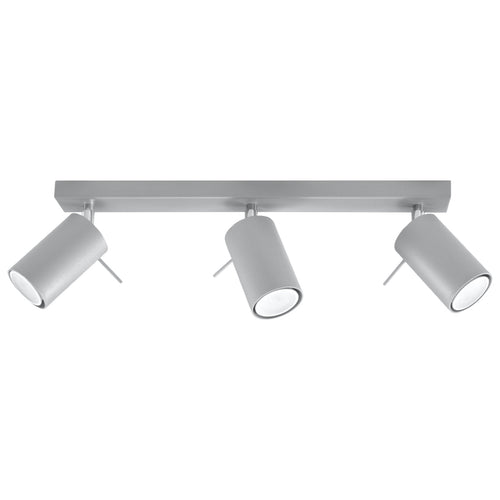 Plafondlamp RING 3 grijs