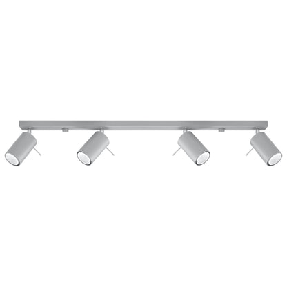 Plafondlamp RING 4L grijs