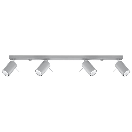 Plafondlamp RING 4L grijs