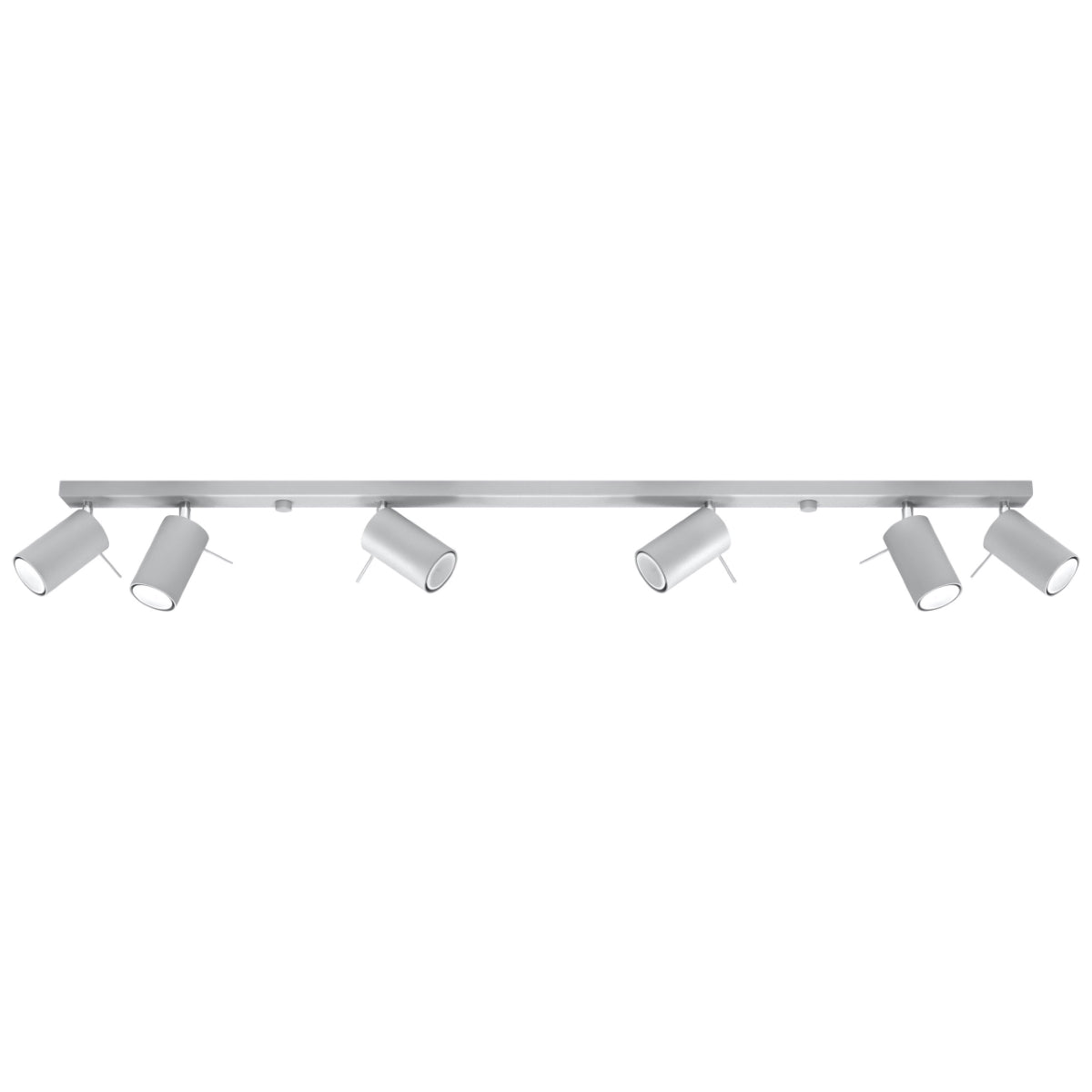 Plafondlamp RING 6L grijs