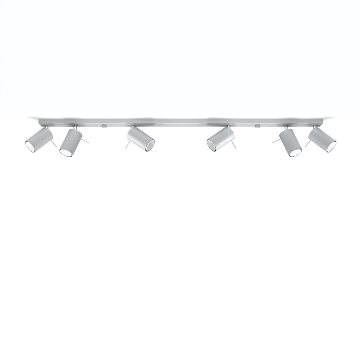 Plafondlamp RING 6L grijs