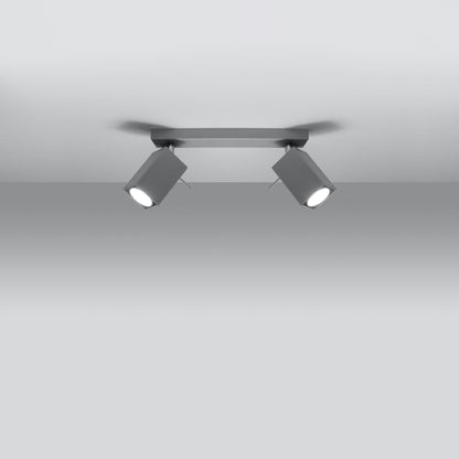 Plafondlamp MERIDA 2 grijs