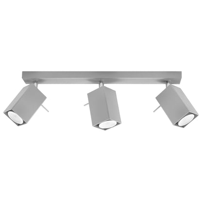 Plafondlamp MERIDA 3 grijs