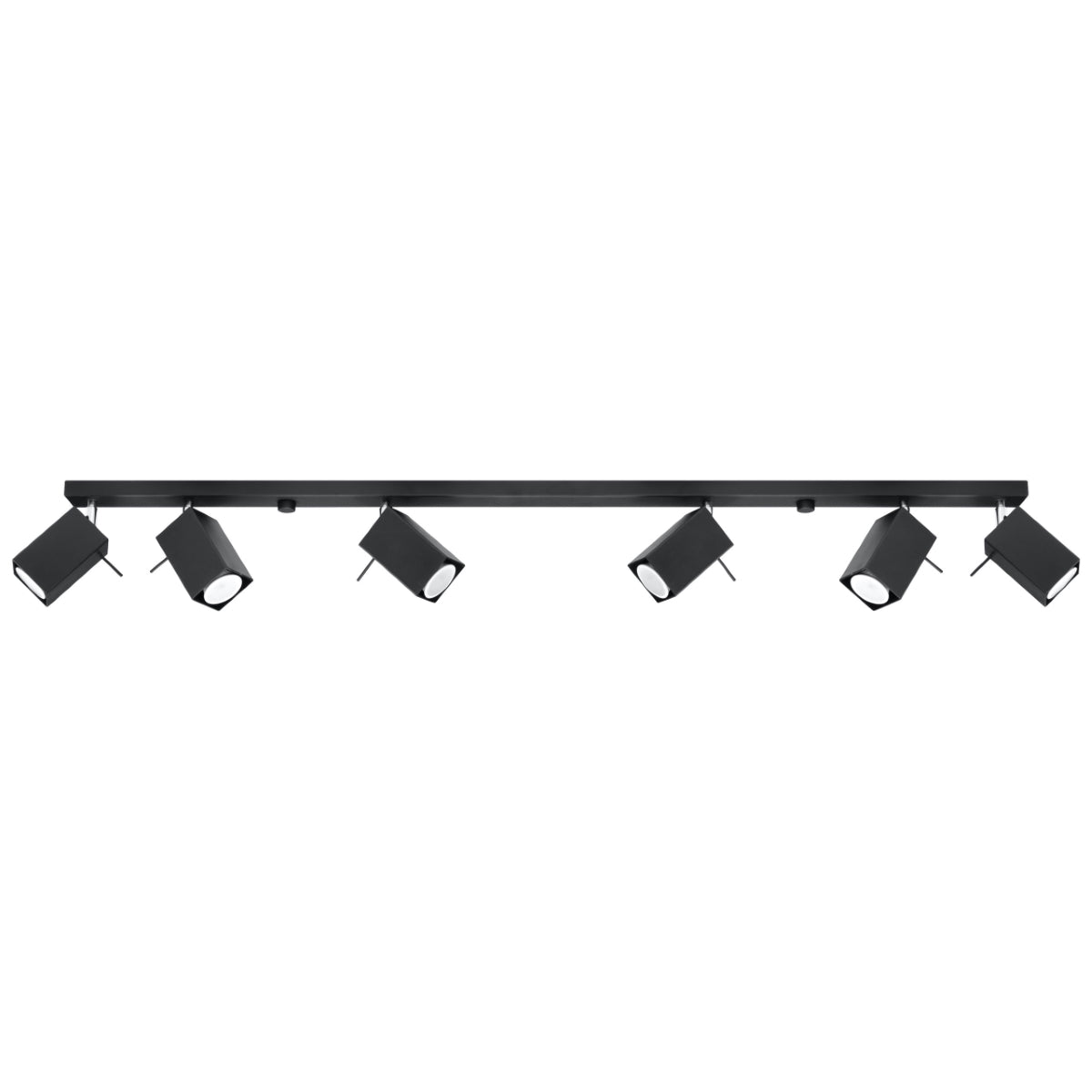 Plafondlamp MERIDA 6L zwart