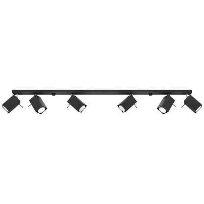 Plafondlamp MERIDA 6L zwart
