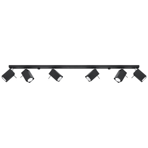 Plafondlamp MERIDA 6L zwart
