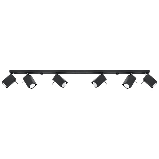 Plafondlamp MERIDA 6L zwart