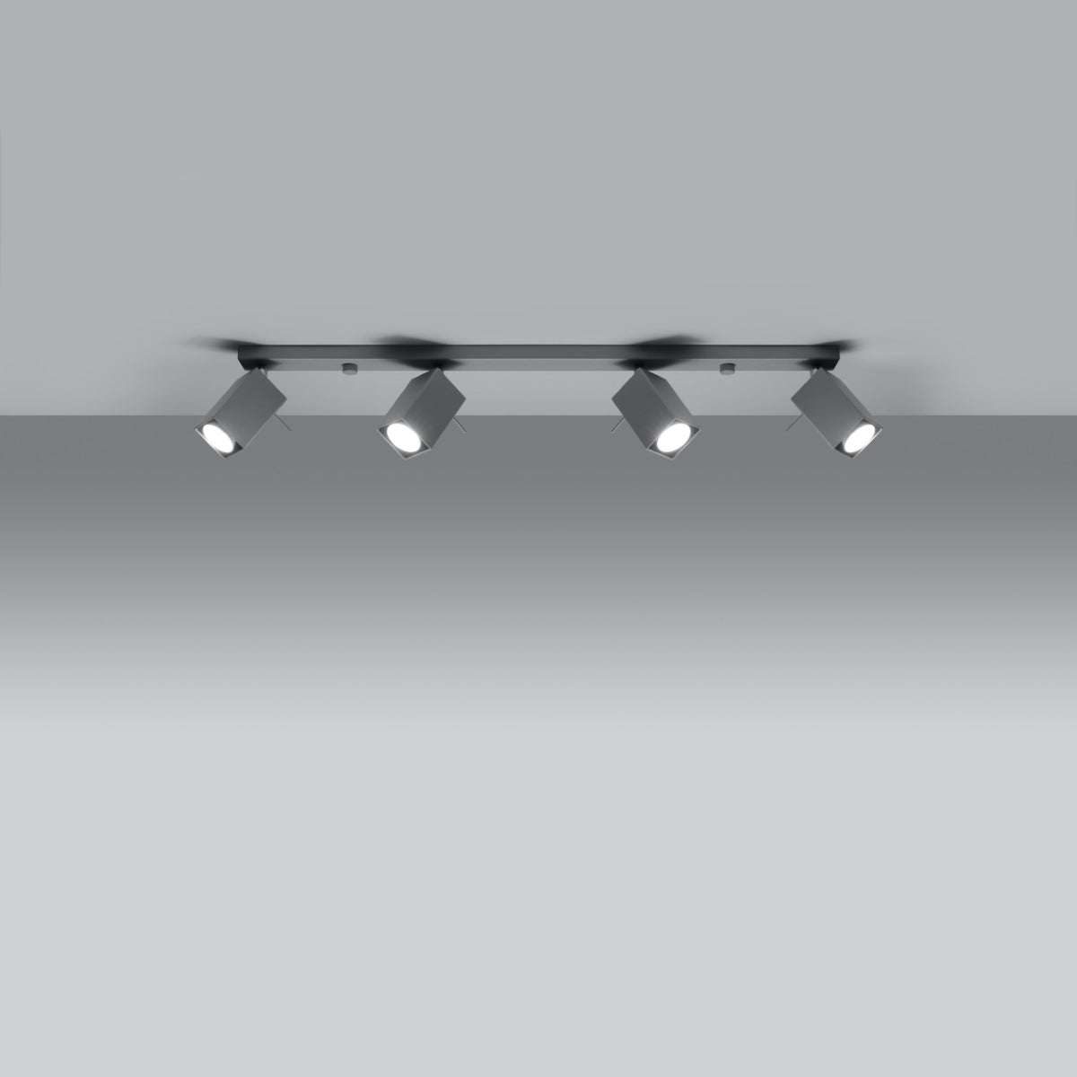 Plafondlamp MERIDA 4L grijs