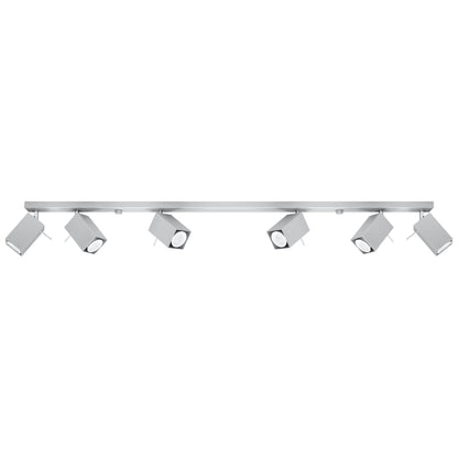 Plafondlamp MERIDA 6L grijs