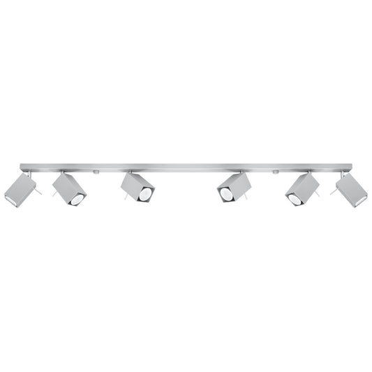 Plafondlamp MERIDA 6L grijs