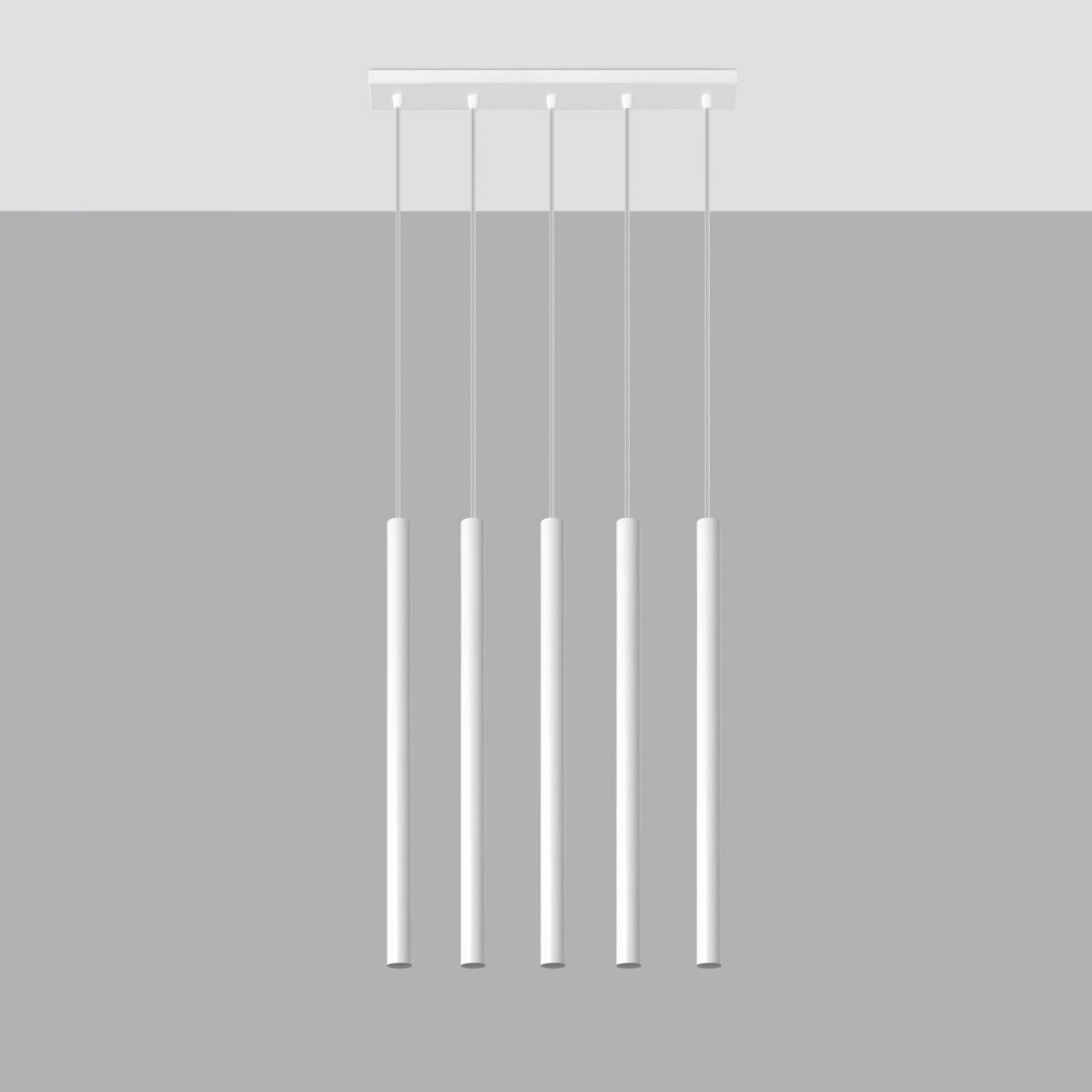 Hanglamp PASTELO 5 wit