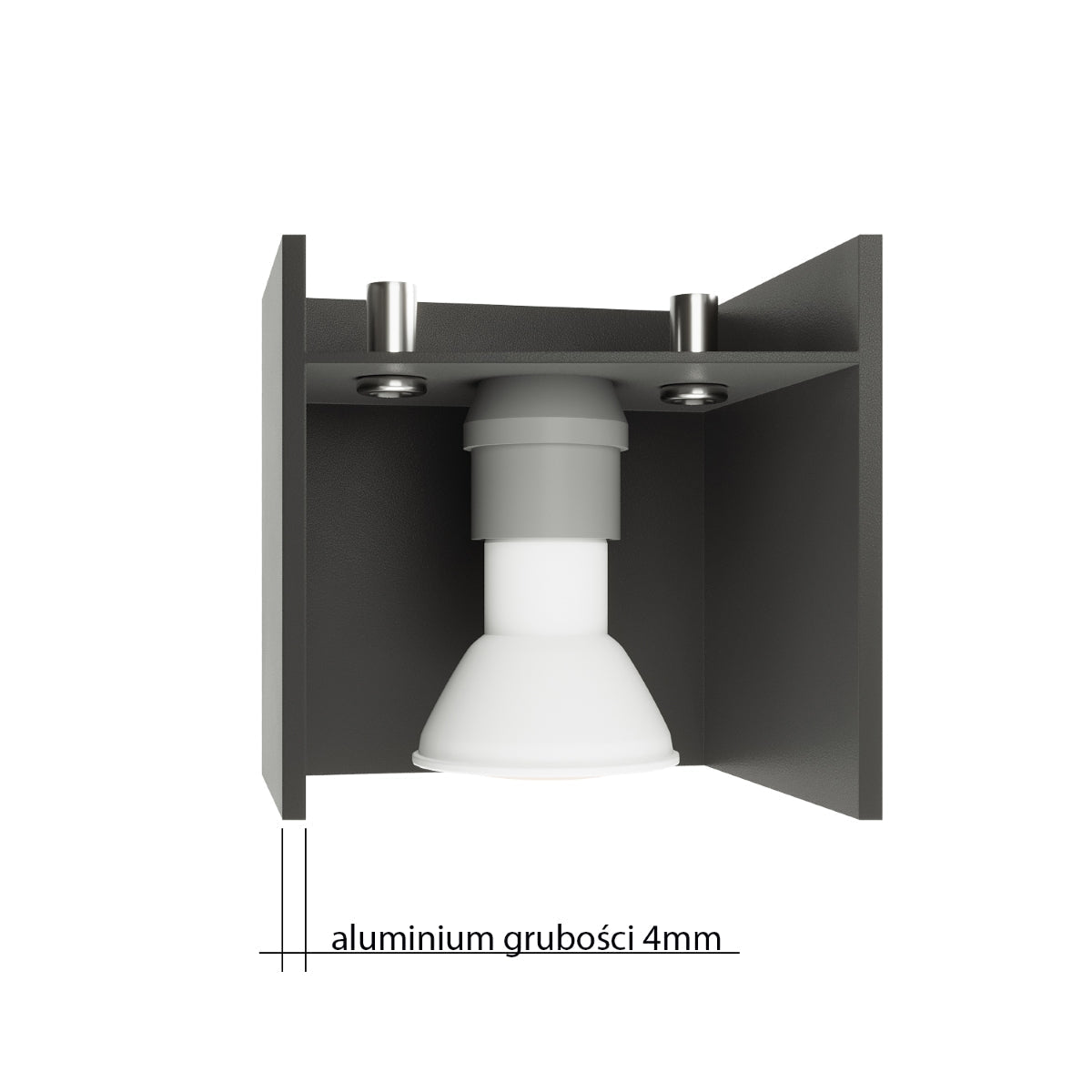 Wandlamp BLOCCO wit