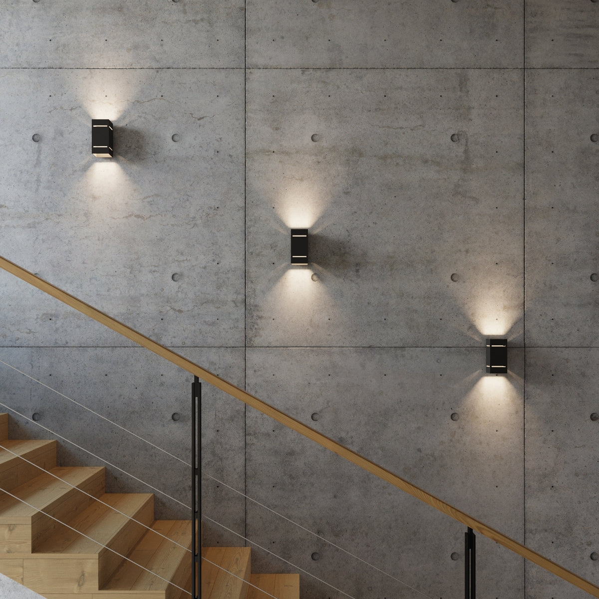 Wandlamp BLOCCO zwart