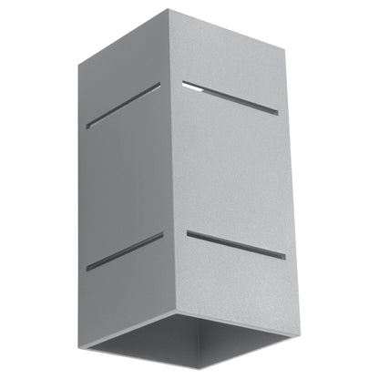 Wandlamp BLOCCO grijs