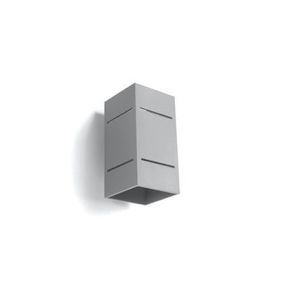Wandlamp BLOCCO grijs