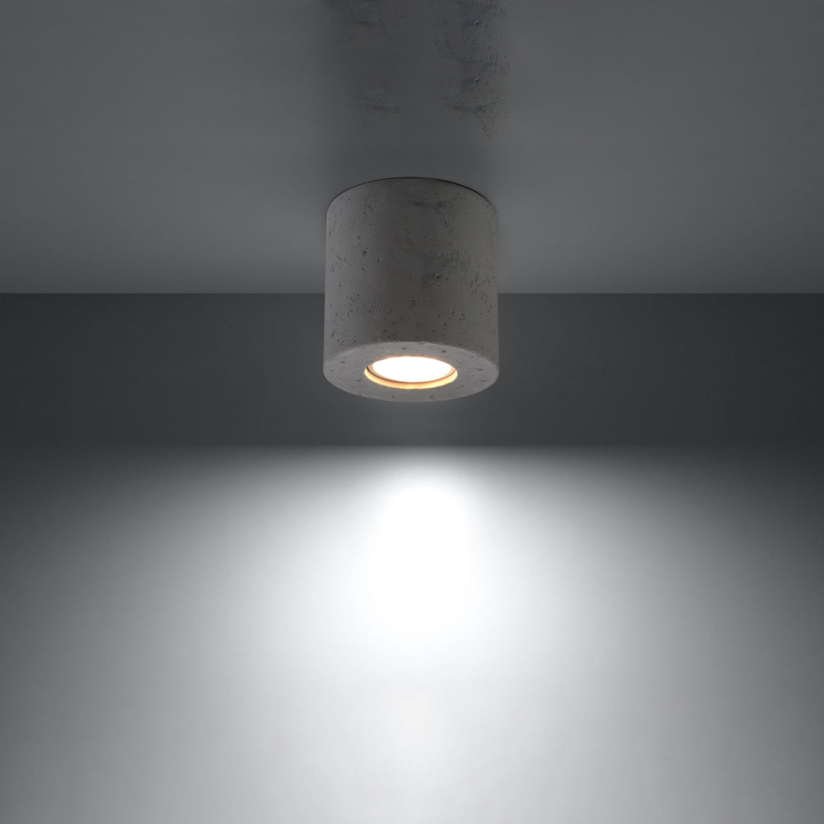 Plafondlamp ORBIS beton