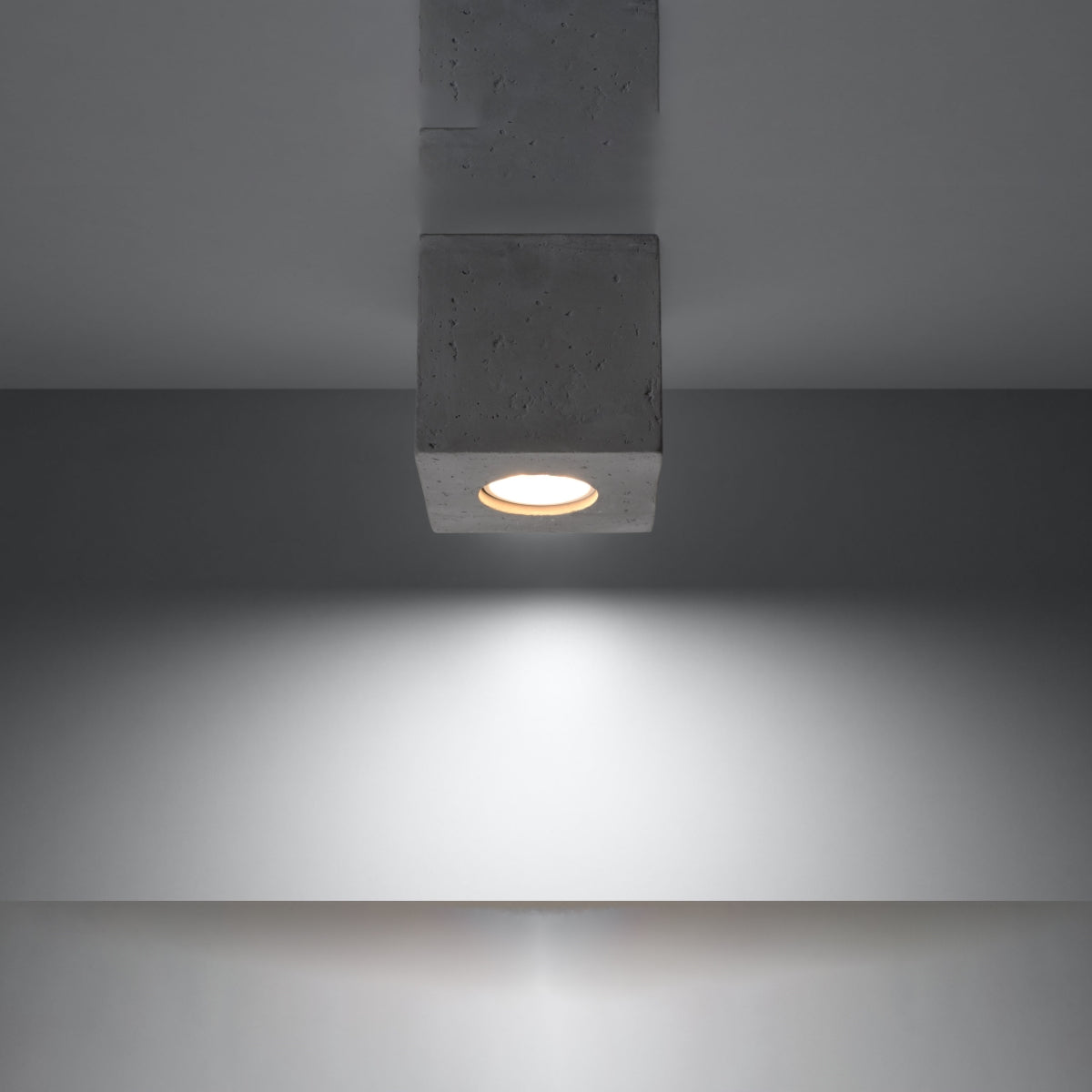 Plafondlamp QUAD beton