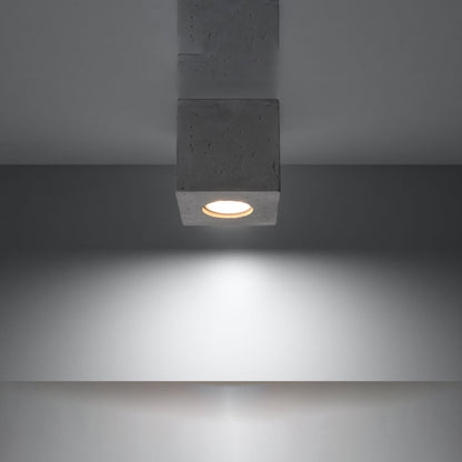 Plafondlamp QUAD beton