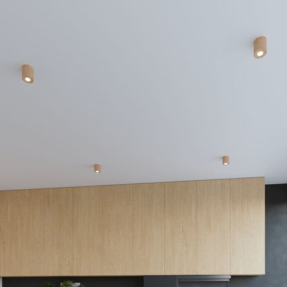 Wandlamp ORBIS naturel hout