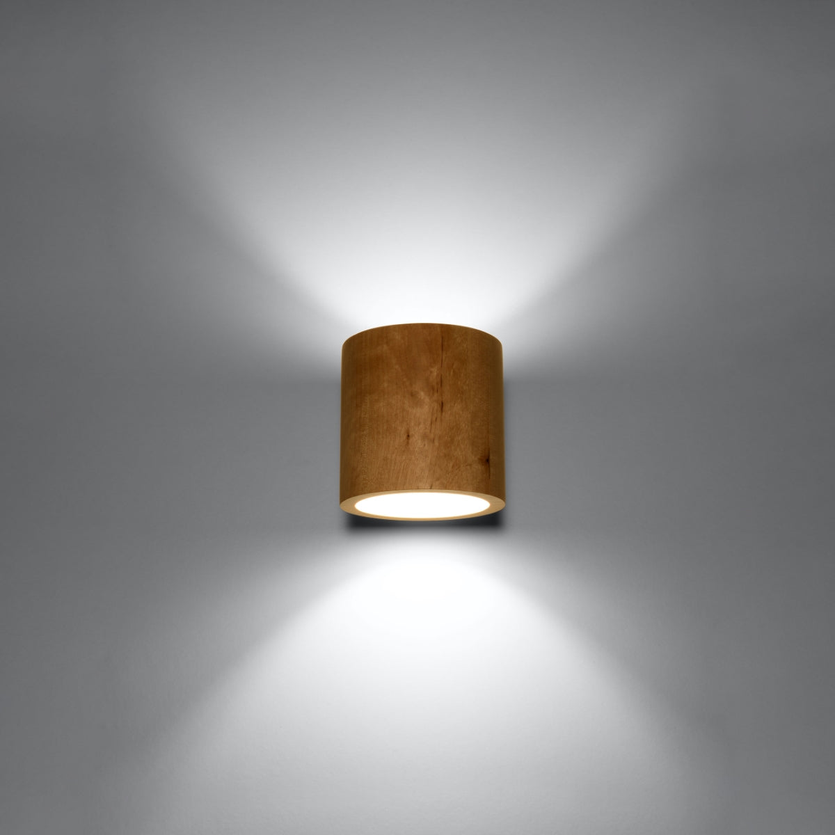 Wandlamp ORBIS naturel hout