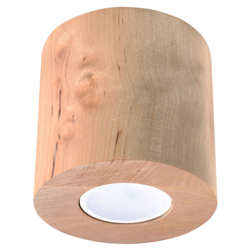 Plafondlamp ORBIS naturel hout