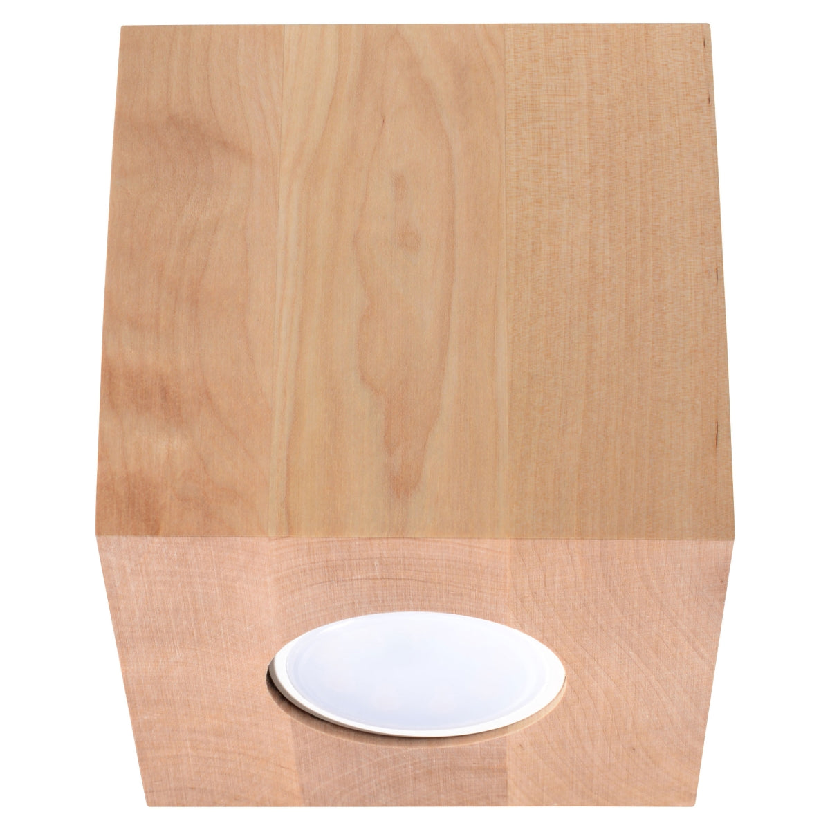 Plafondlamp QUAD naturel hout