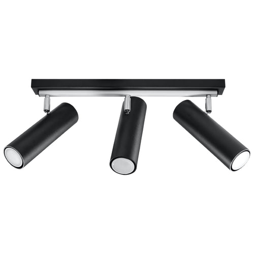 Plafondlamp DIREZIONE 3 zwart