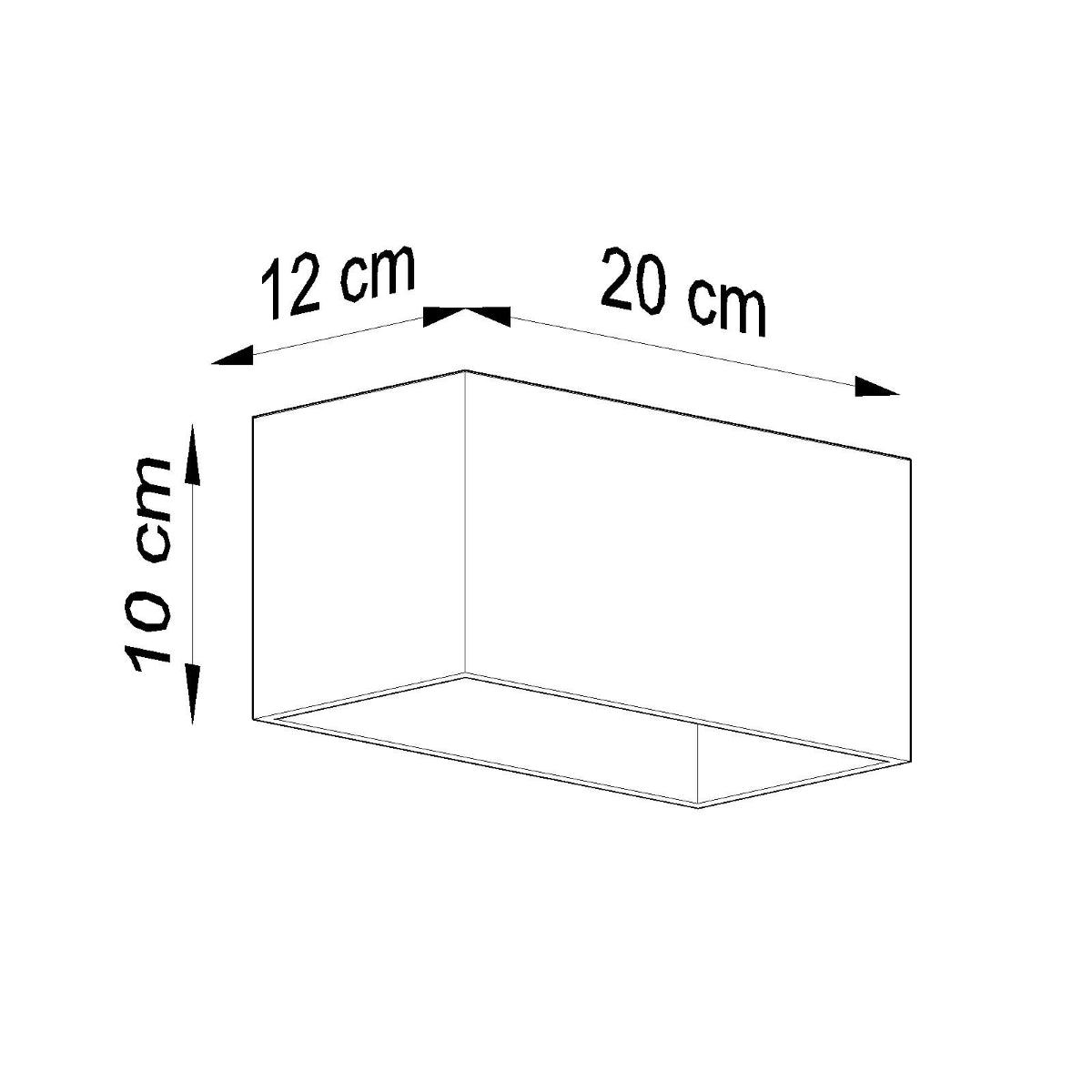 Wandlamp QUAD MAXI grijs