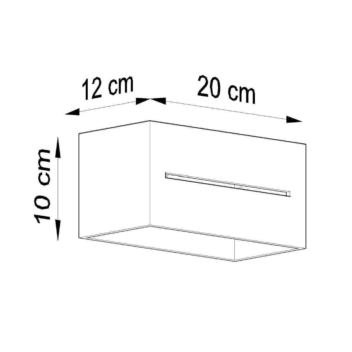 Wandlamp LOBO MAXI grijs