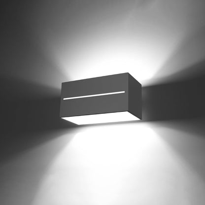 Wandlamp LOBO MAXI grijs