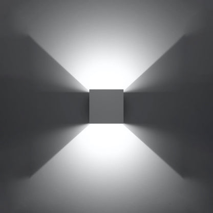 Wandlamp LUCA wit LED IP54