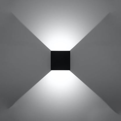 Wandlamp LUCA zwart LED IP54