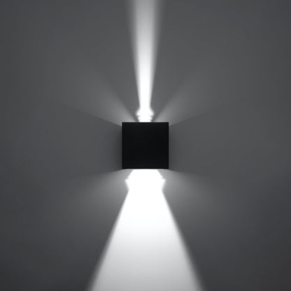 Wandlamp LUCA zwart LED IP54