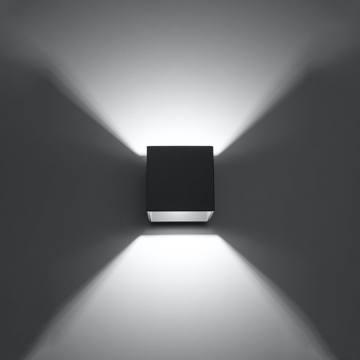 Wandlamp QUAD 1 antraciet