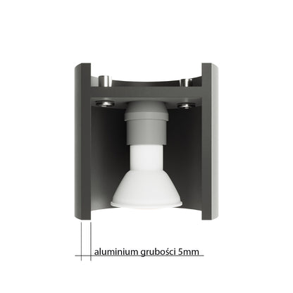 Plafondlamp ORBIS 1 antraciet