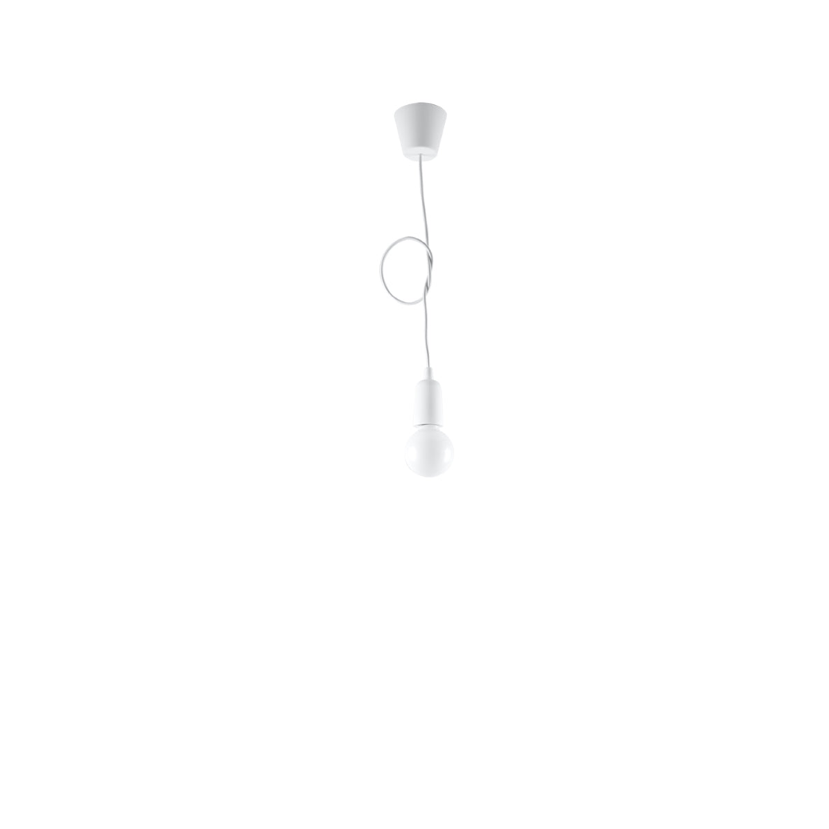 Hanglamp DIEGO 1 wit