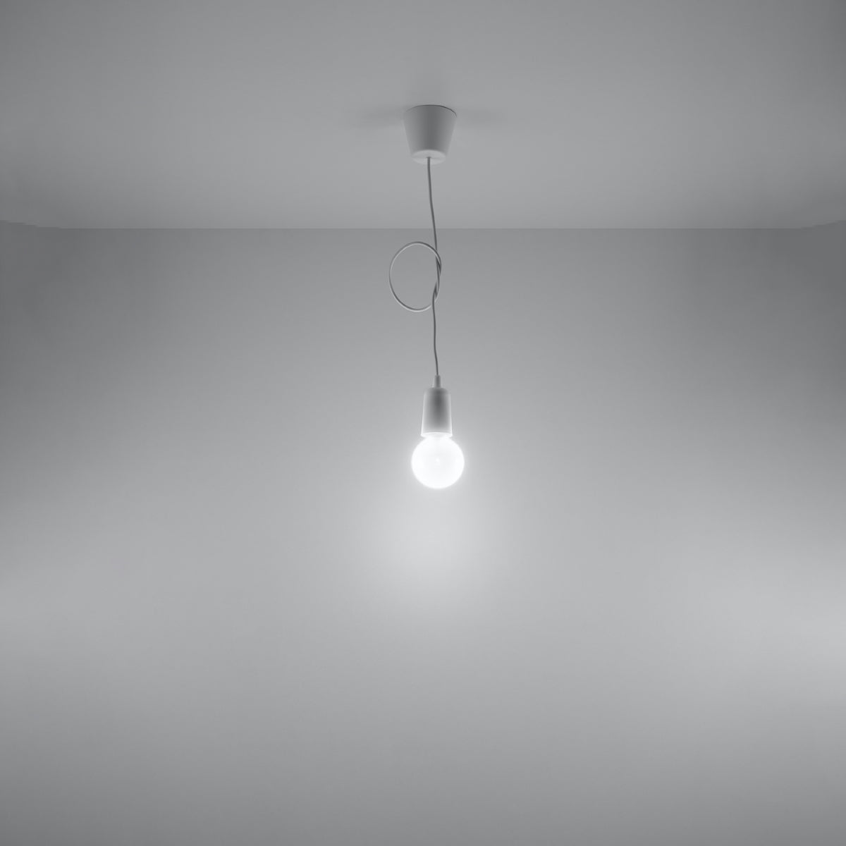 Hanglamp DIEGO 1 wit