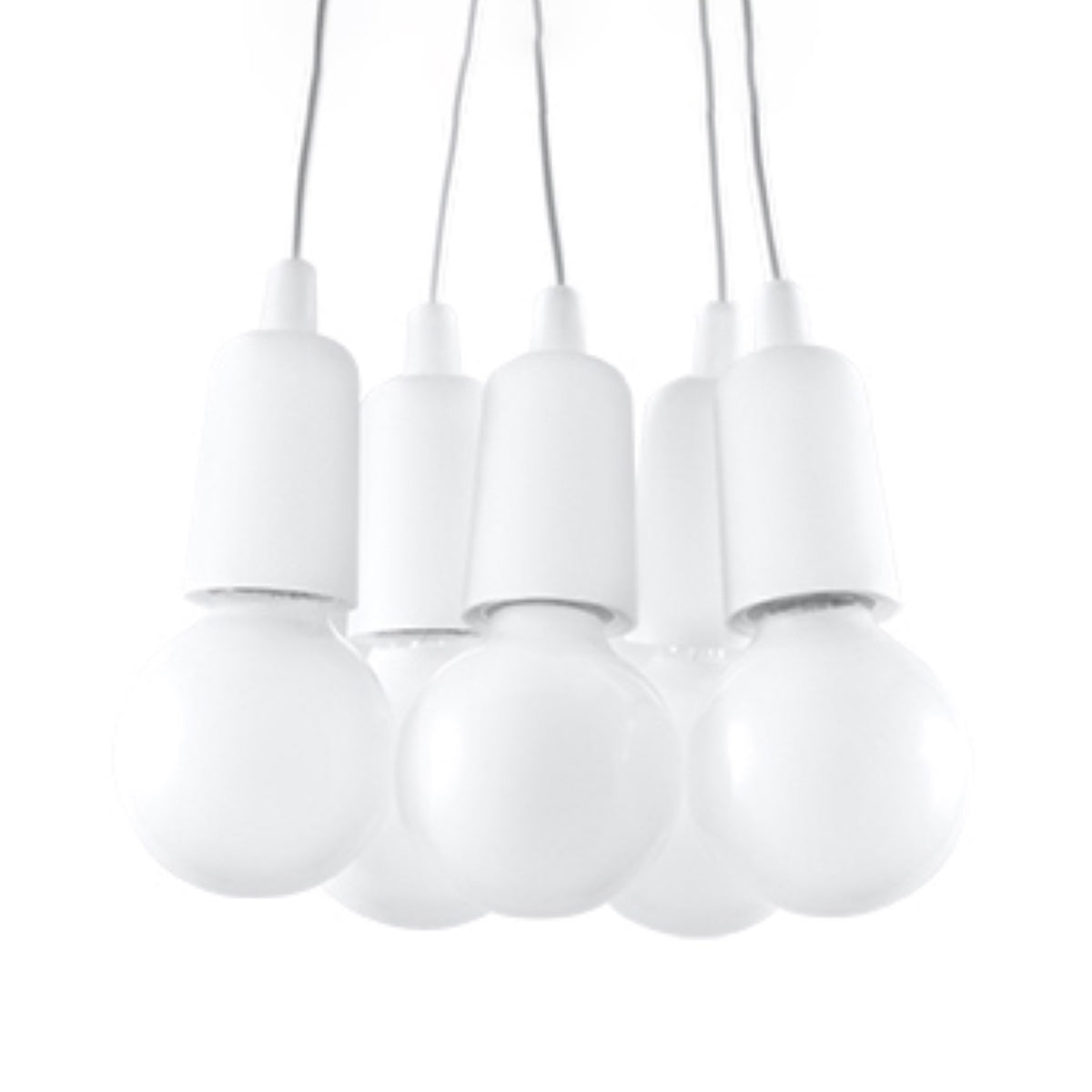 Hanglamp DIEGO 5 wit