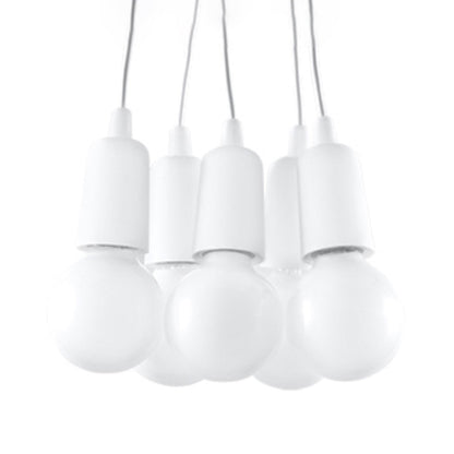 Hanglamp DIEGO 5 wit