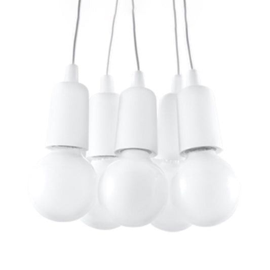 Hanglamp DIEGO 5 wit