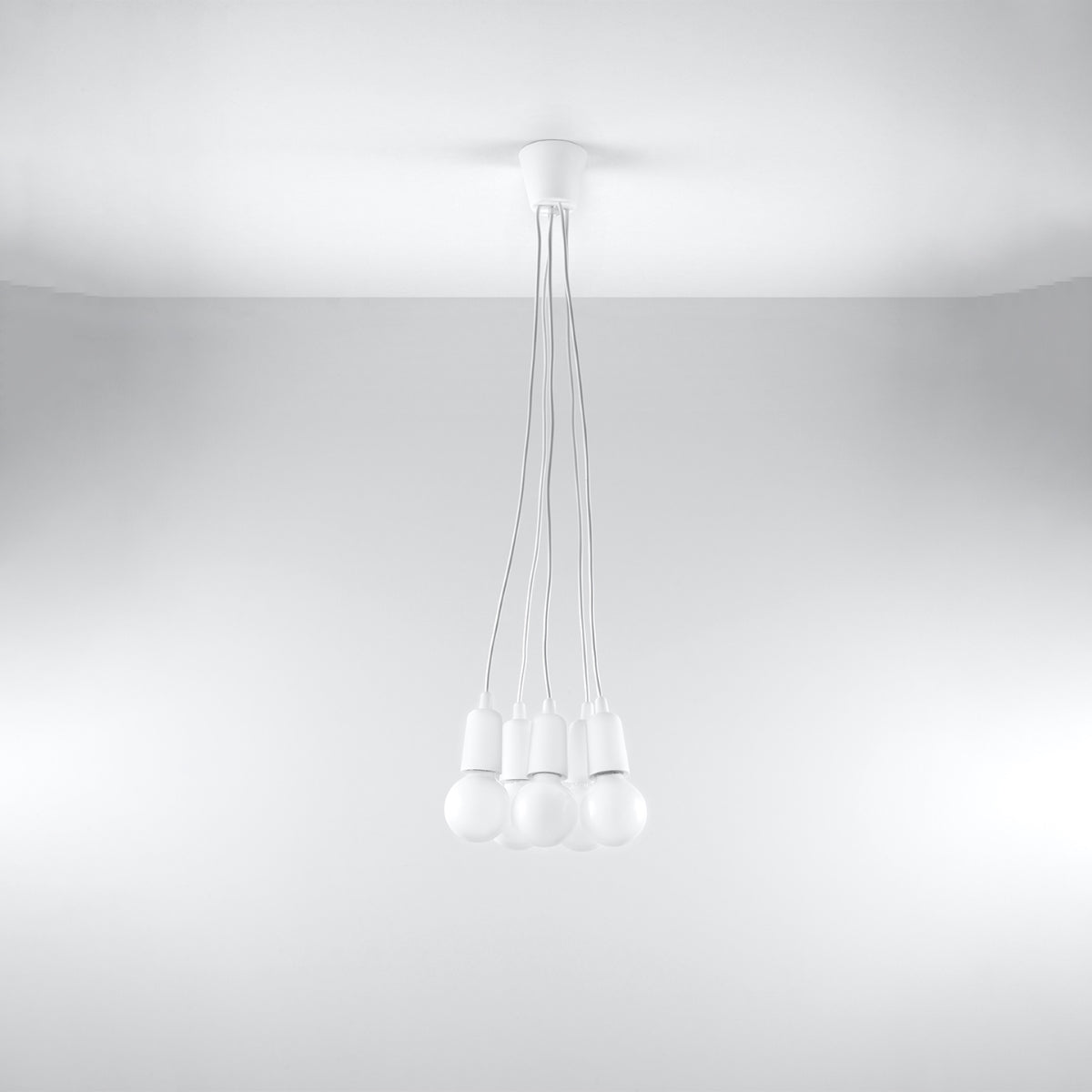 Hanglamp DIEGO 5 wit