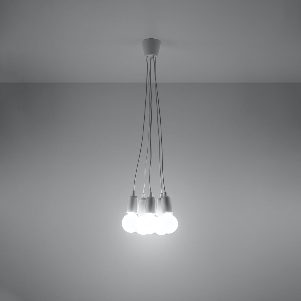 Hanglamp DIEGO 5 wit