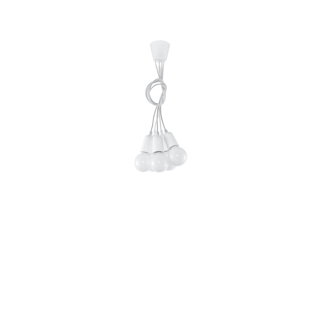 Hanglamp DIEGO 5 wit