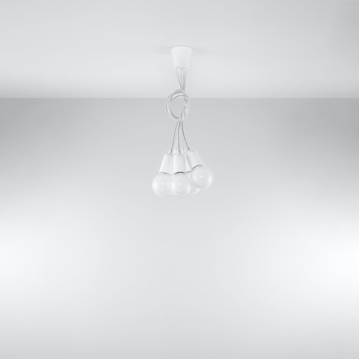 Hanglamp DIEGO 5 wit