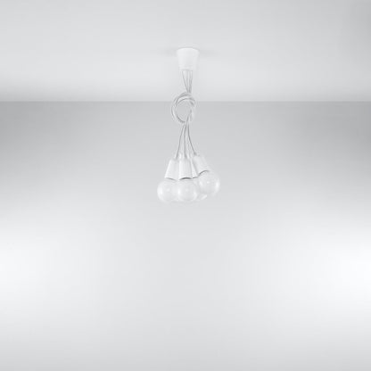 Hanglamp DIEGO 5 wit