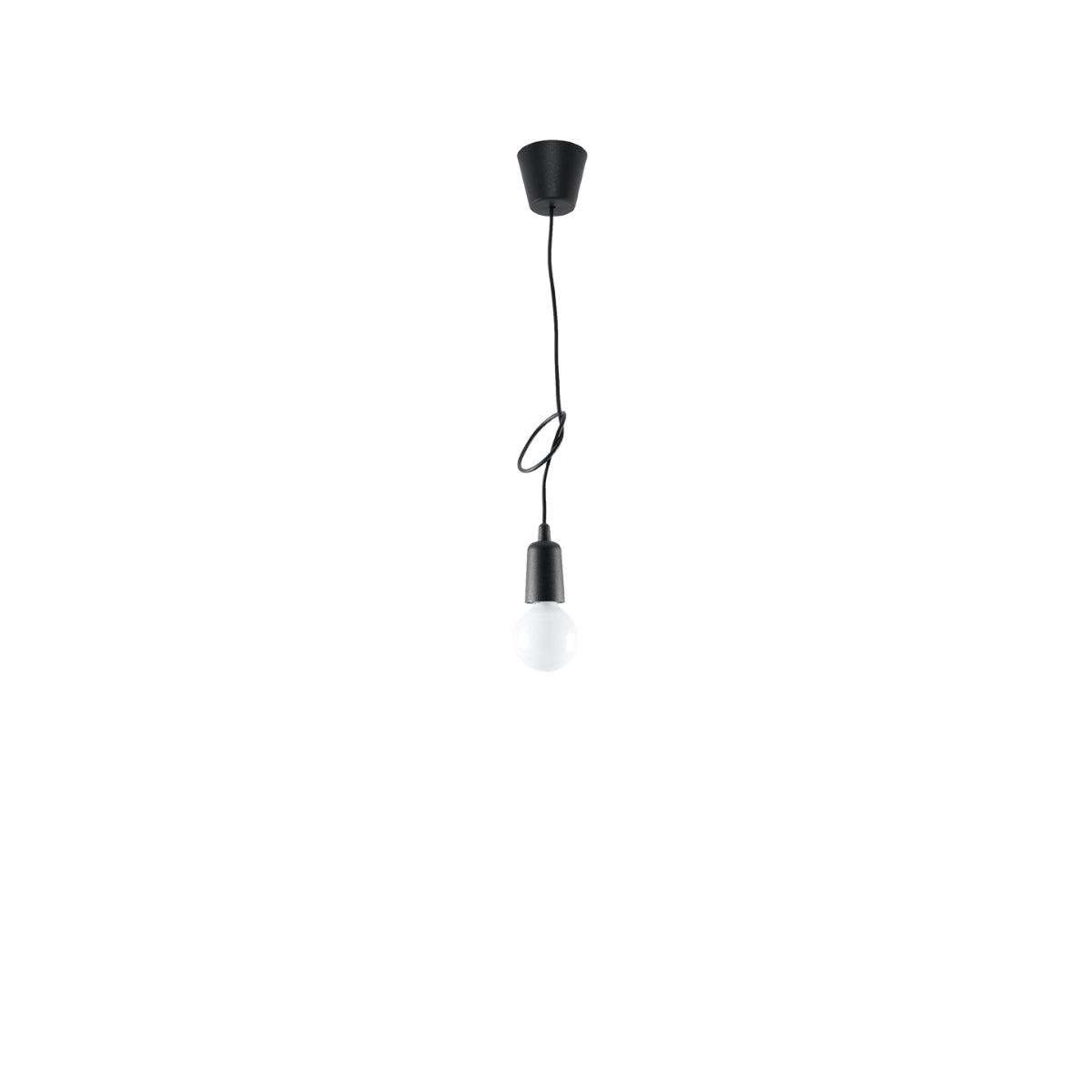 Hanglamp DIEGO 1 zwart