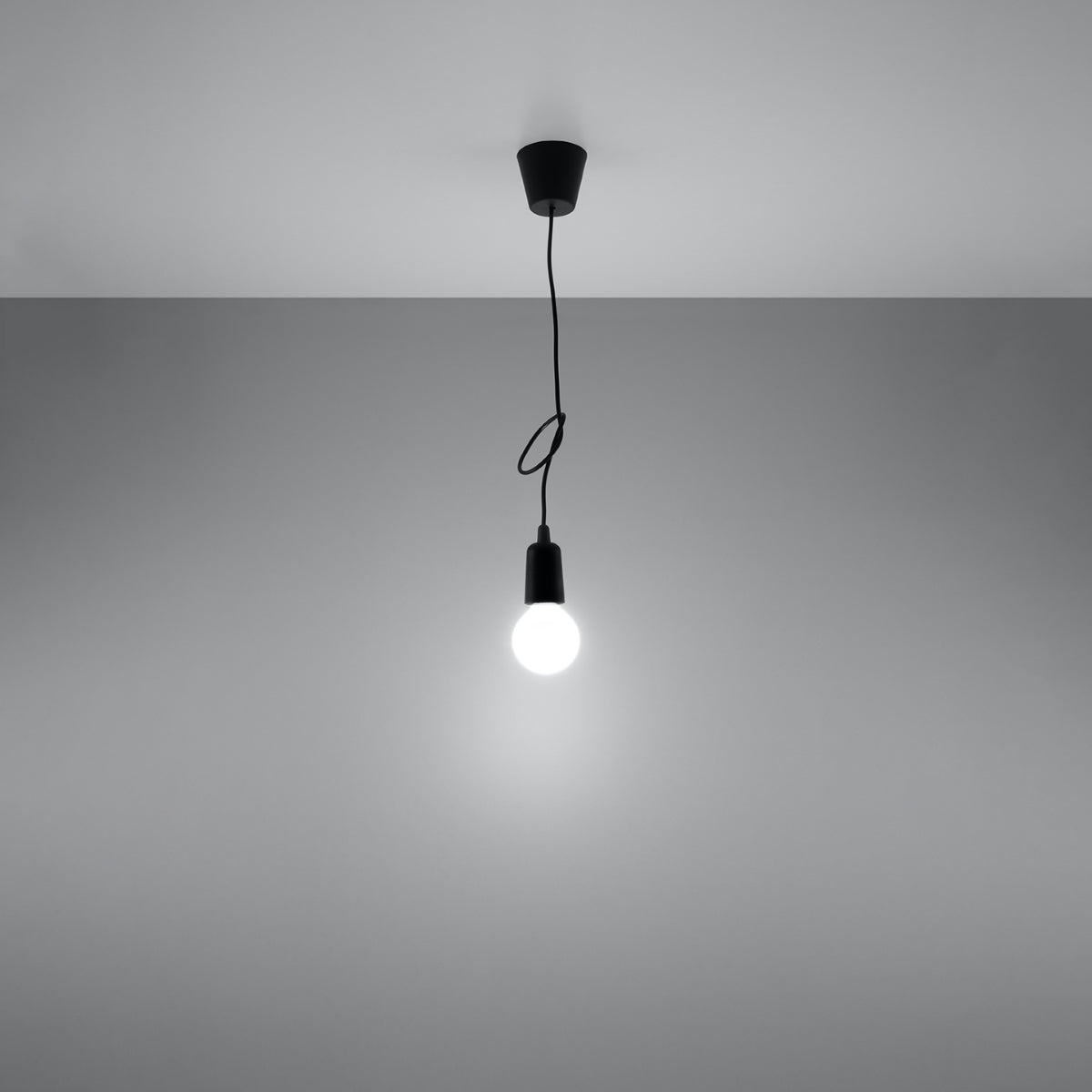 Hanglamp DIEGO 1 zwart