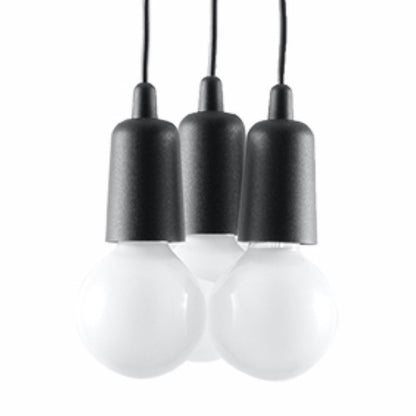 Hanglamp DIEGO 3 zwart